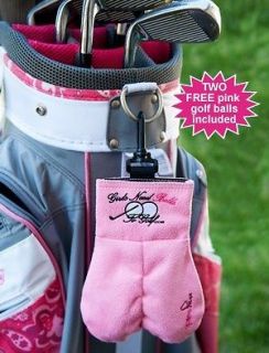 MySack Girls   Golf Ball Bag w/ 2 Pink Golf Balls NEW