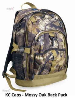 KC Caps Mossy Oak Break Up Heavy Duty Camo Backpack B1817 17.5x12x7.5