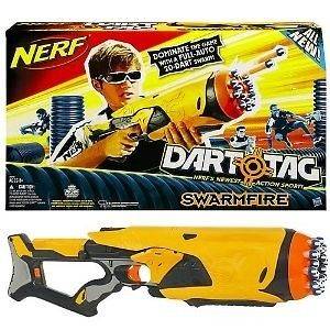 Nerf DART TAG Full Auto 20 DART Attack SWARMFIRE Blaster FIRES Further 