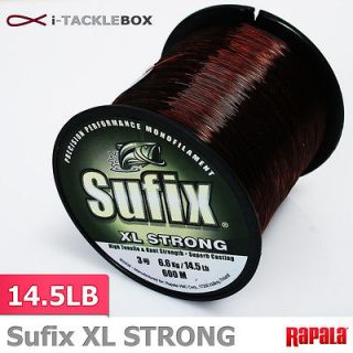   Sufix XL STRONG 14.5LB Line 650yd Fishing Lure Hook Bass Reel lines