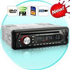 Latest 1 DIN Car Audio Entertainment System (CD/DVD/VCD/SD/USB/AUX IN 