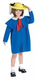 Madeline Book Cartoon TV Character Blue Coat Dress Up Halloween Child 