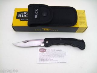   BUCKLITE 426 BLACK FOLDING HUNTER KNIFE & SHEATH LIGHTWEIGHT CARRY NEW