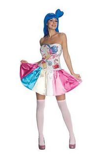Katy Perry Candy Girl Dress Teenage Dream Pop Star Womens Costume 