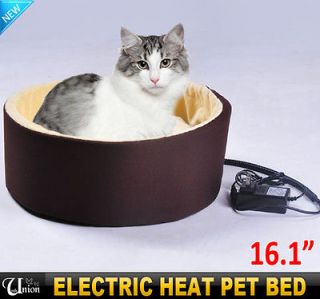 New 16” Dog Cat Electric Heat Pet Bed Warmer Pad House Litter Animal 