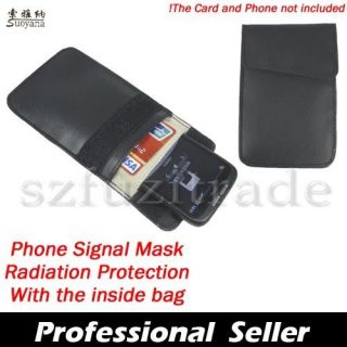 Mobile Phone Signal Blocker Jammer Pouch Bag For Galaxy S2 i9100 