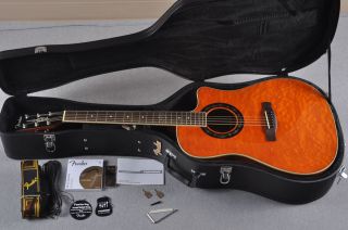   Bucket 300 CE Acoustic Electric Cutaway Guitar Package   Amber