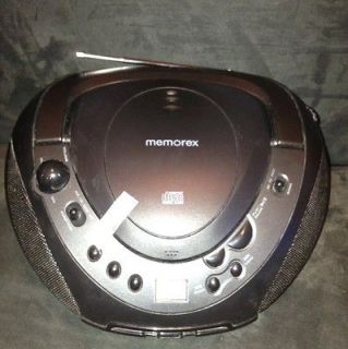 Memorex Portable CD/iPod/MP3 Boombox with AM/FM Radio, MP8806, Black