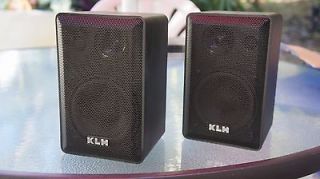 KLH 970A Stereo Speakers Sound,look great.Bookshelf or surround.Clean 