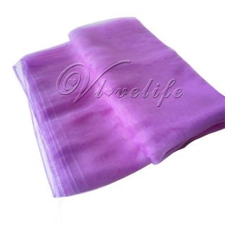 5M Lavender Organza Swags For Wedding Top Table Bows
