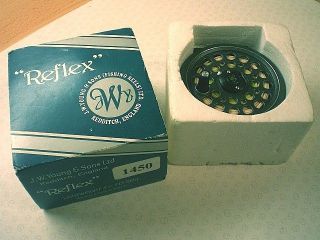 SCARCE BOXED J W YOUNG REFLEX 1450 3 1/2 FLY REEL VINTAGE YOUNGS