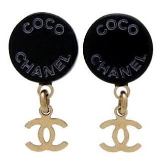 chanel logo stud earrings in Fashion Jewelry