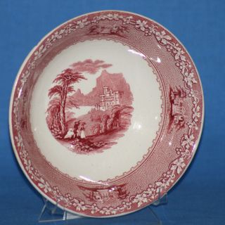 Vintage Jenny Lind Pink Royal Stafordshire 6 1/2 Salad Bowl