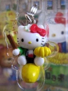 Sanrio Hello Kitty BANANA Charm Mascot Cell Phone Strap Japan New