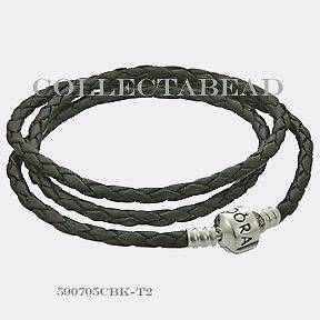pandora leather bracelet in Charms & Charm Bracelets