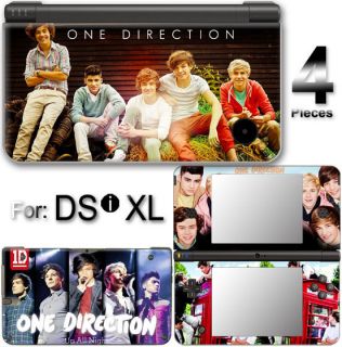 One Direction NEW CUTE SKIN VINYL STICKER COVER For NINTENDO DSi XL