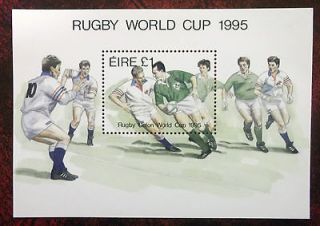IRELAND 1985 RUGBY WORLD CUP MINI SHEET Mint Never Hinged