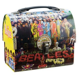 The Beatles    SGT PEPPERS    New Tin Dome Lunch Box Tote