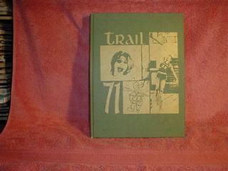 1971 Old Fort High School Yearbook, Old Fort, Ohio, Trail