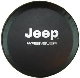   Jeep® Wrangler Tire Cover 32   33 Tuxedo Black Vinyl (Fits: Jeep