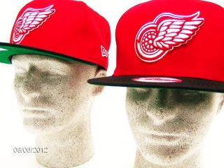 Detroit RED WINGS Snapback Cap New Era NHL Hat 9 Fifty Adjustable Red 