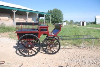 Horse drawn 4 passenger wagonette with hydraulic brakes excellent 