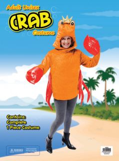Crab Fancy Dress Adult/Child Costume New