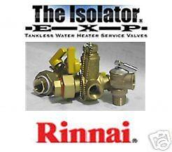 ISOLATOR EXP RINNAI TANKLESS WATER HEATER VALVES