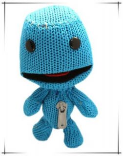 Little Big Planet Plush Toy 7 Blue Knitted Sackboy Game Figure Doll