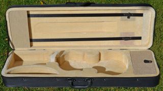 NEW Fohnwind 4/4 Full Size Oblong Shape Rectangular Violin Case Bow 