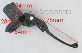 Hydraulic Brake Master Cylinder (right) with Lever for ATVs (PART06097 
