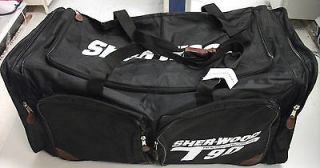 New Sherwood T90 senior ice hockey goalie bag black large sr 40 black 