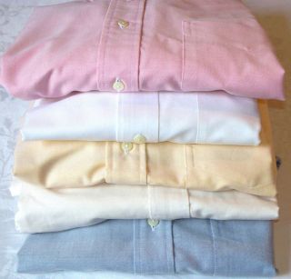 Brooks Brothers Mens Cotton Oxford Shirts NWOT Never have been worn