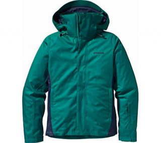 PATAGONIA 3 IN 1 SNOWBELLE WOMENS SKI/SNOW JACKET SIZE LARGE TURQUOISE 