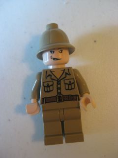 LEGO Indiana Jones RENE BELLOQ Minifigure from set 7623 Temple Escape