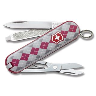 VICTORINOX CLASSIC SD ARGYLE SWISS ARMY KNIFE NEW CLAMPACKED