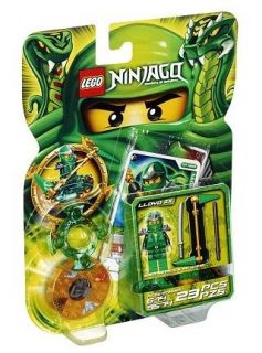 NEW LEGO NINJAGO LLOYD ZX SPINNER SET 9574 minifig battle cards green 