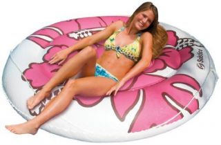 72 Island Inflatable Pool Fun Float Lounge Lounger
