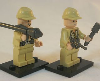 WW2 Lego GERMAN ARMY Minifig DAK INFANTRY Africa Korp ROMMEL Miltary 