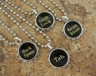 typewriter necklace in Necklaces & Pendants