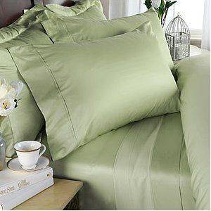   USA Bedding Collection Solid Sage 100% Cotton Choose Bedding Item