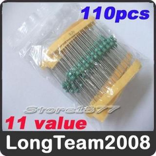 DIP Inductors Assorted Kit 11value total 110pcs 1UH to 1MH 0.5W DG001