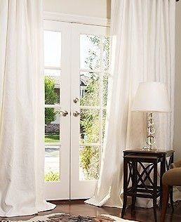 white insulated curtains in Curtains, Drapes & Valances