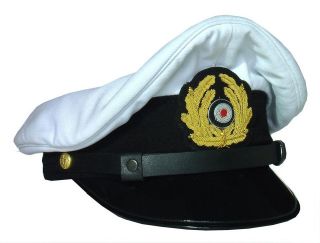 WW2 German Navy Kriegsmarine White NCO U Boat Hat 57cm