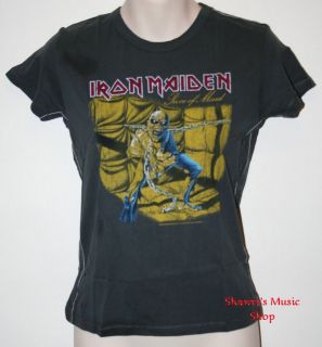iron maiden piece of mind shirt in Clothing, Shoes & Accessories 