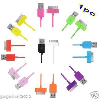   New USB 2.0 Data Sync Charger Adapter Cable For iPhone 4G 3GS iPod