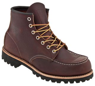 Red Wing Boot 8146 6 Inch Moc Lug (Briar Oil Slick Leather) MADE IN 