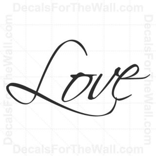 Love Inspirational Wall Decal Vinyl Lettering Saying Art Sticker Quote 