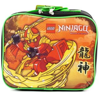  Red Kai Ninja School Insulated LUNCH BOX Tote Bag Kit Soft NWT Boys