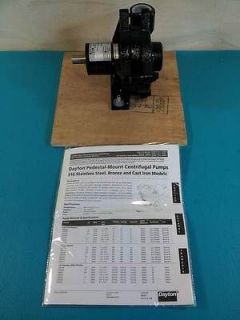 Dayton 1/2 HP Require Cast Iron Centrifugal Pedestal Pump